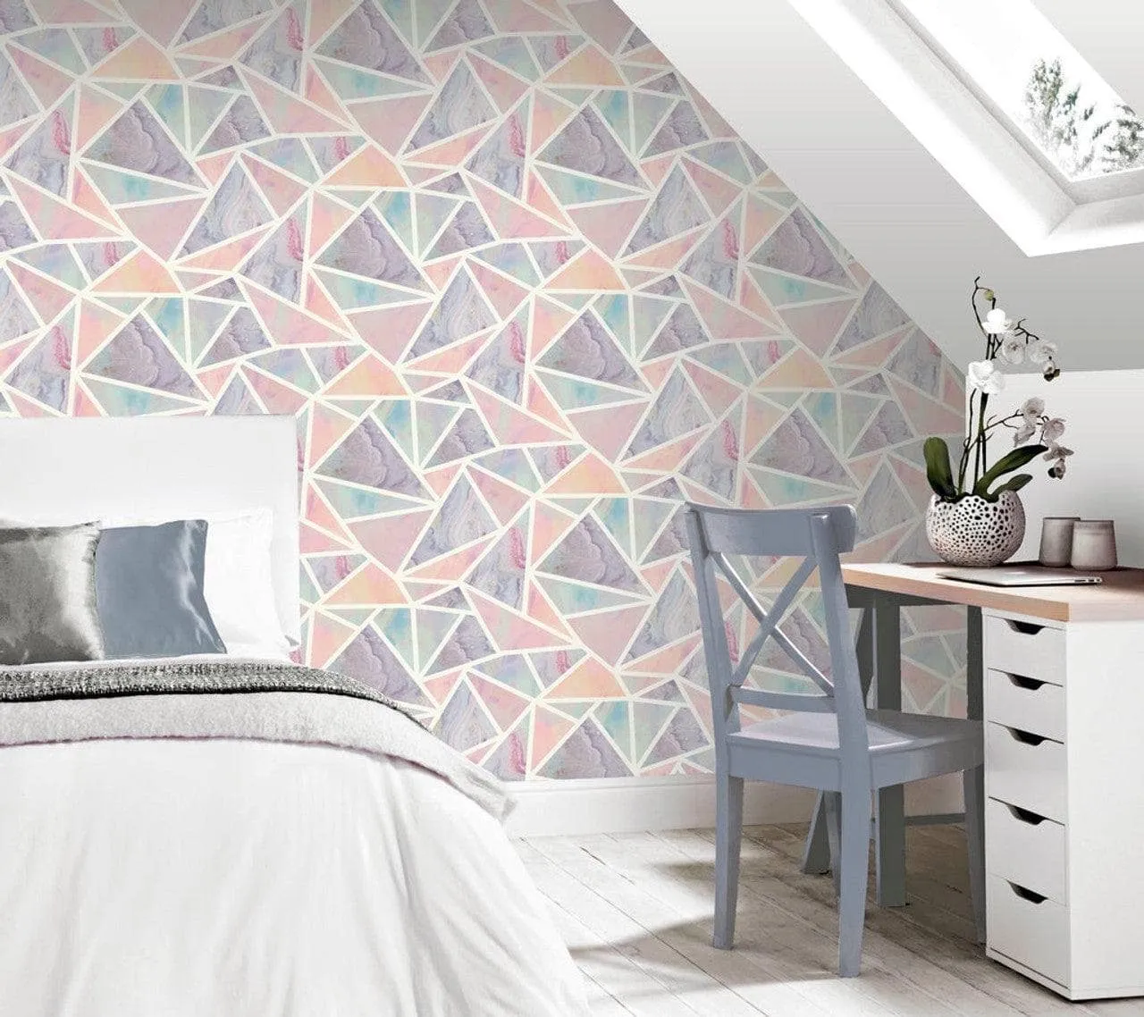 Arthouse Pastel Geo Multi Wallpaper - 296002