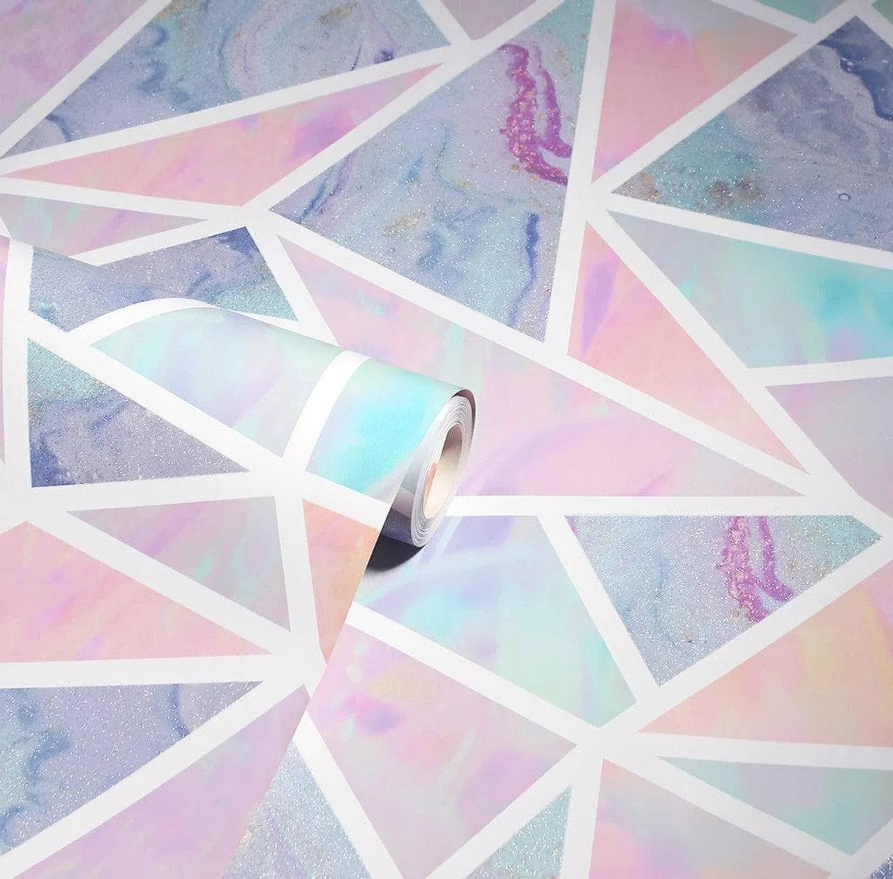 Arthouse Pastel Geo Multi Wallpaper - 296002