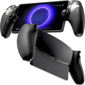 for PS5 Portal Silicone Protective Cover, Soft PS5 Skin Case for PlayStation Portal 2023 Remote Player, Shock-Hard Cover Accessories Skin - Black