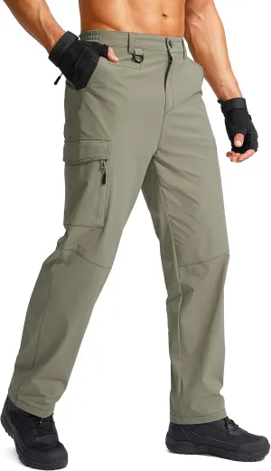 G Gradual Men's Hiking Cargo Pants Water Resistant Quick Dry Lightweight Outdoor Tactical Pants for Men with Multi Pocket