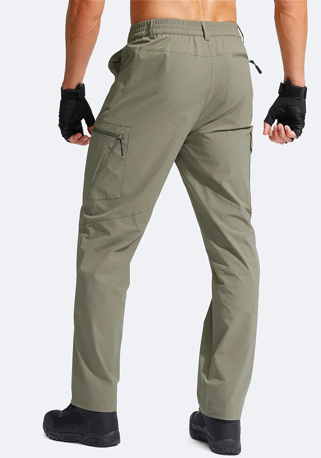 G Gradual Men's Hiking Cargo Pants Water Resistant Quick Dry Lightweight Outdoor Tactical Pants for Men with Multi Pocket