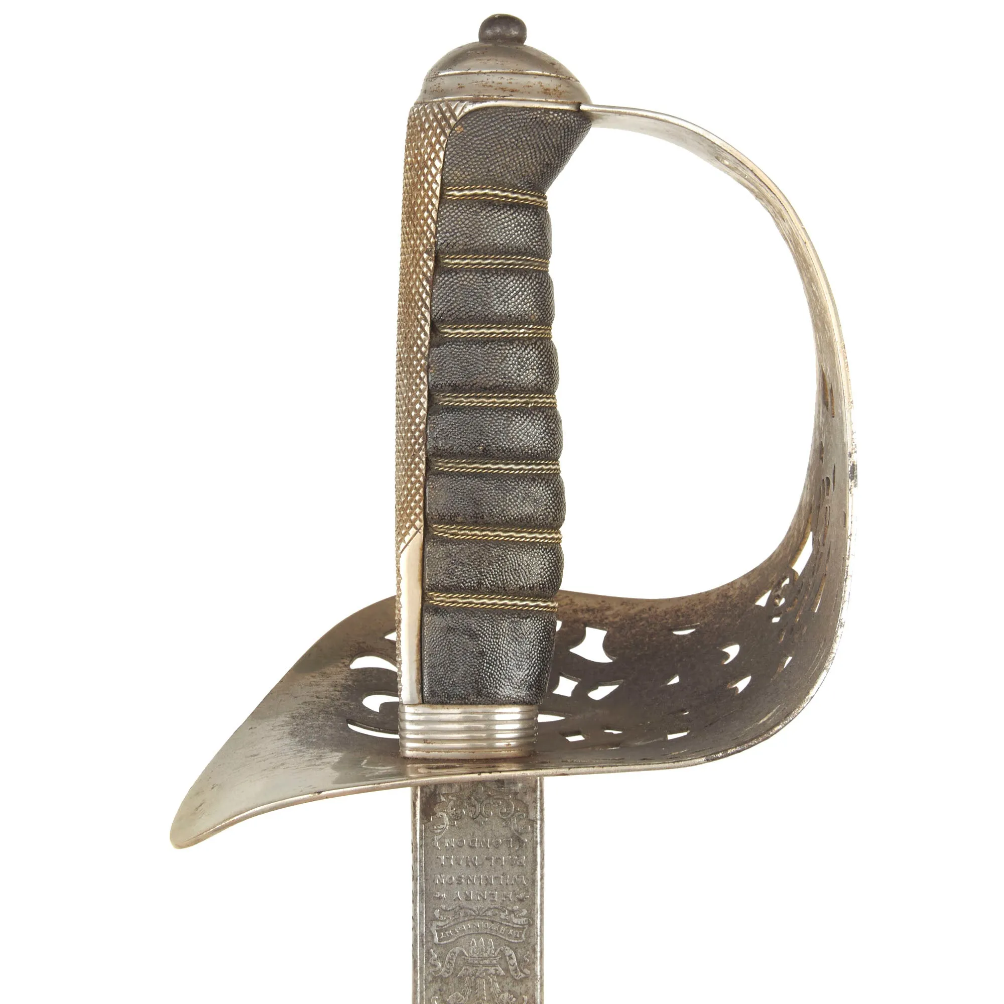 Original British Victorian Lieutenant Colonel John William Jeffreys (DSO) of Durham Light Infantry Pattern 1897 Light Officer’s Sword by Wilkinson Sword