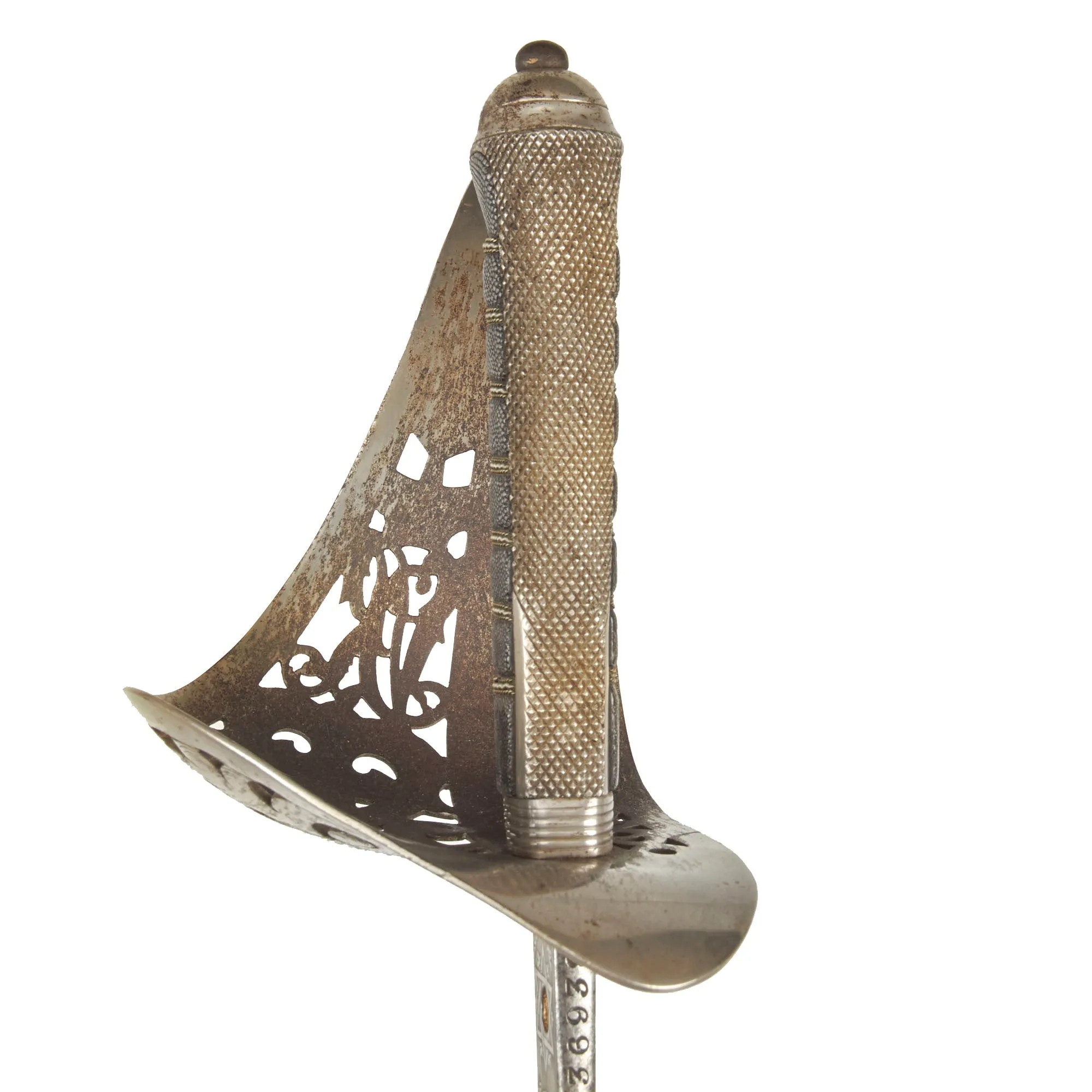 Original British Victorian Lieutenant Colonel John William Jeffreys (DSO) of Durham Light Infantry Pattern 1897 Light Officer’s Sword by Wilkinson Sword