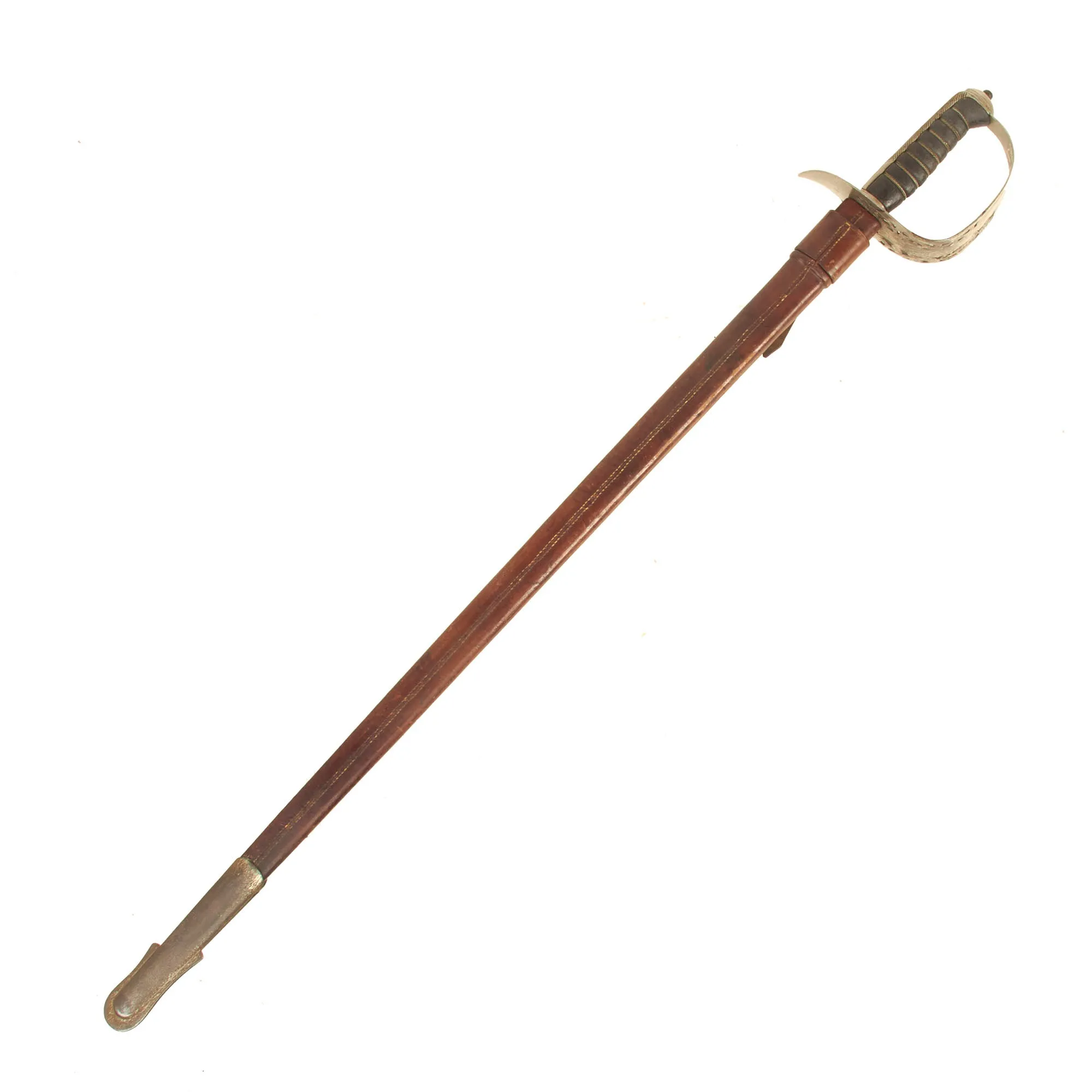 Original British Victorian Lieutenant Colonel John William Jeffreys (DSO) of Durham Light Infantry Pattern 1897 Light Officer’s Sword by Wilkinson Sword