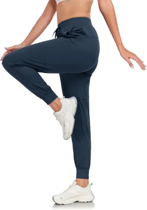 Rapoo 27"/29"/31" Soft, Skin-Friendly, and Highly Elastic Women's Joggers Sweatpants Pants with Pockets
