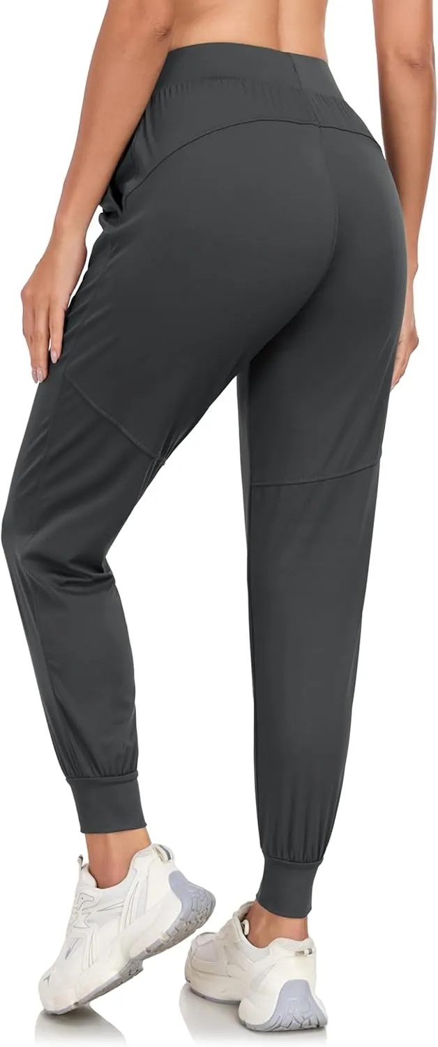 Rapoo 27"/29"/31" Soft, Skin-Friendly, and Highly Elastic Women's Joggers Sweatpants Pants with Pockets
