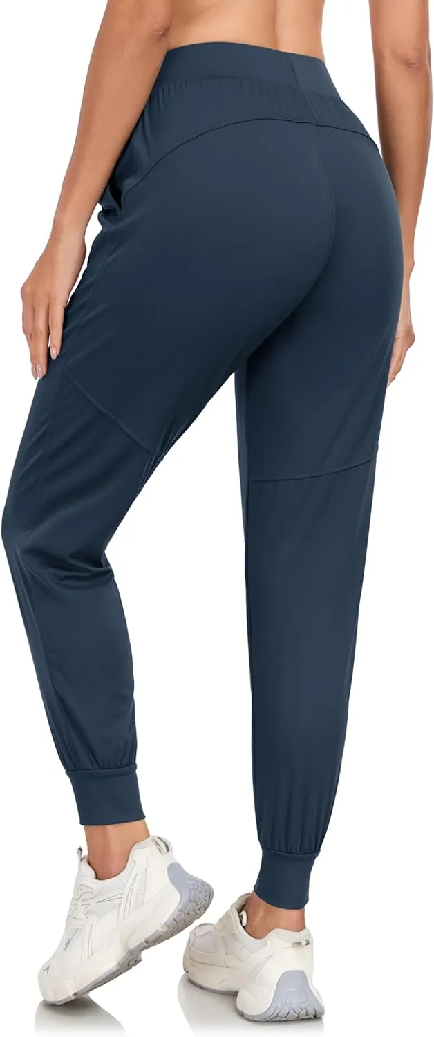 Rapoo 27"/29"/31" Soft, Skin-Friendly, and Highly Elastic Women's Joggers Sweatpants Pants with Pockets