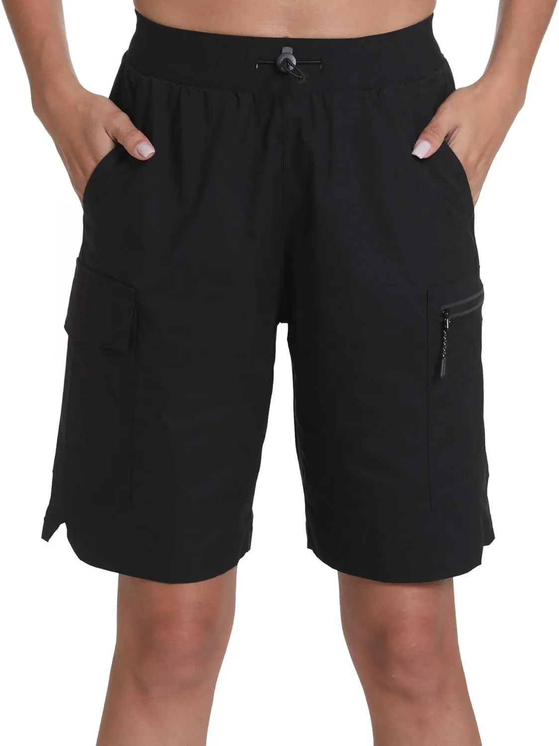 Rrosseyz Women's Hiking Cargo Shorts with Pockets Quick Dry Athletic Gym for Women Exercise Lounge